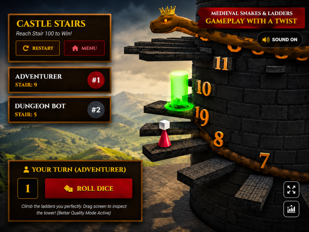 Snakes And Ladders 3D