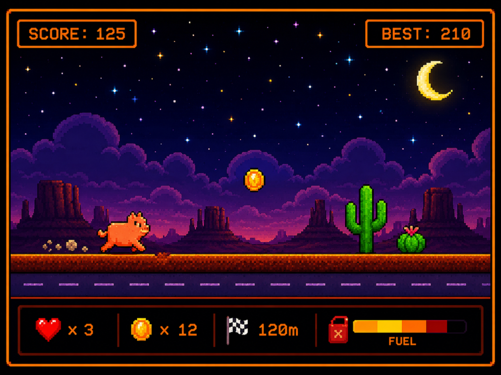 Pig Dash Endless Run